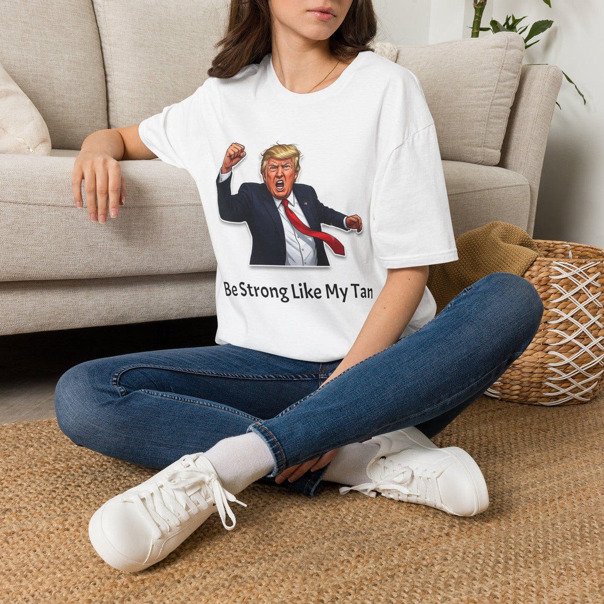 Copy of Political Cartoon T-Shirt — "I Smell You a Scent..." Satirical Trump Portrait Tee